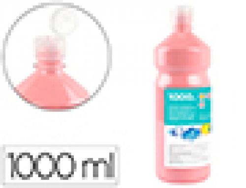 Guache escolar liderpapel 1000 ml rosa , Liderpapel , 59219 , 8423473592193